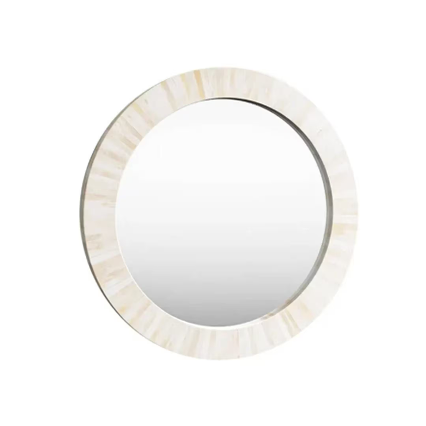 Handmade Customized Bone Inlay Round Mirror Frame Best For Home Decor