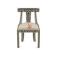 Personalized Handmade Bone Inlay Chair Beautiful Floral Design Antique Chair Best For Home Decor