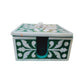Beautifully Hand Crafted Bone Inlay Green Coaster Set Ready to Ship Perfect gift for loved ones