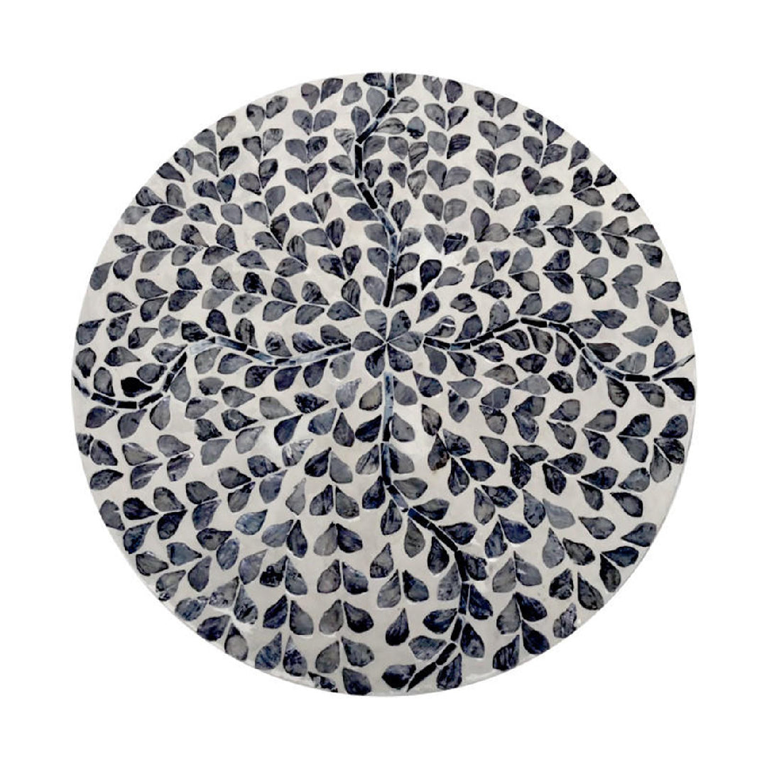 Mother Of Pearl Star Eye Pattern Stool
