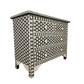 Bone Inlay Chest Of Drawers in Black Color