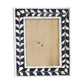 Handmade Customized Mother of Pearl Black Photo Frame