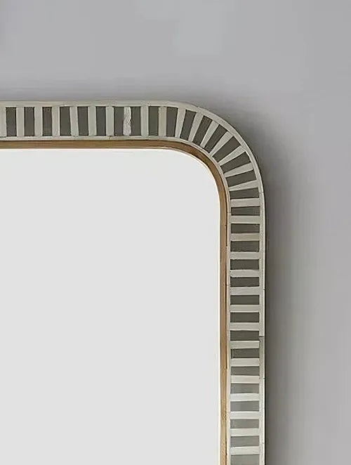 Handmade Bone Inlay Rectangle Mirror Frame Beautiful Wall Mirror Frame Best Home Decor Mirror Design Bedroom Mirror Frame