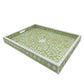 Beautiful Hand Crafted Mother Of Pearl Rectangle Serving Tray Perfect Home Décor