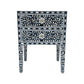 Personalized Mother of Pearl Antique Handmade Night Stand End table Furniture with Insurance