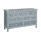 Bone Inlay Chest Of 7 Drawers Home Decor Inlay Furniture Handmade Bedroom Inlay Drawer Crafted