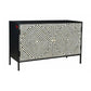 Bone Inlay Sideboard Embellished Double Doors Dresser with Ample of Storage Furniture