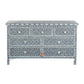 Bone Inlay Chest Of 7 Drawers Home Decor Inlay Furniture Handmade Bedroom Inlay Drawer Crafted