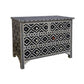 Personalized Handmade Bone Inlay Chest Of 4 Drawers Beautifully Crafted Home Decor Inlay Furniture