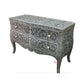 Handmade Bone Inlay Chest of 2 Drawers Beautifully Crafted Home Décor Inlay Furniture Decorative Living Table