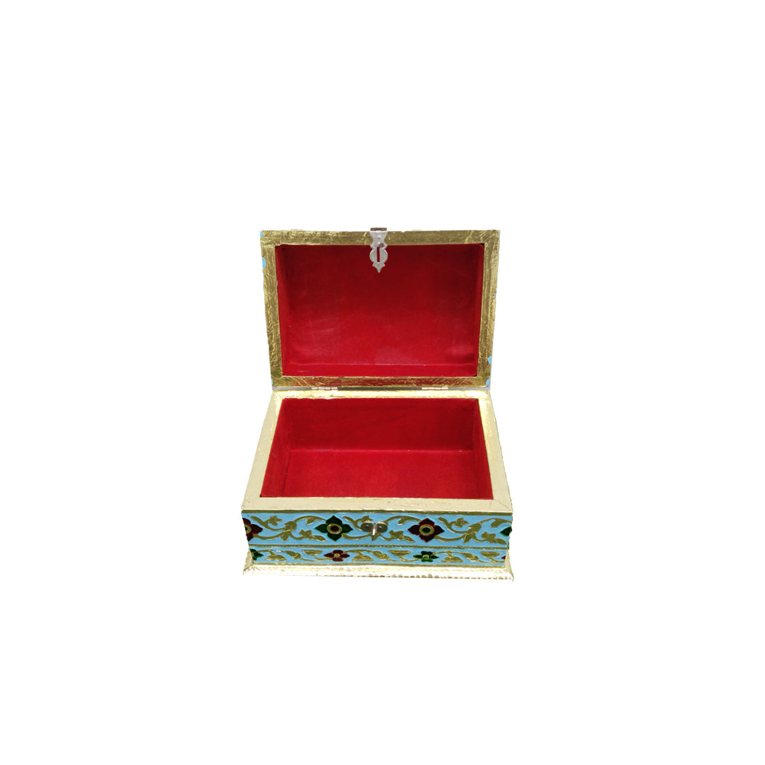 Personalized handmade Decorative Meenakari Art Jewellery Box Best Gift For Any Occassion