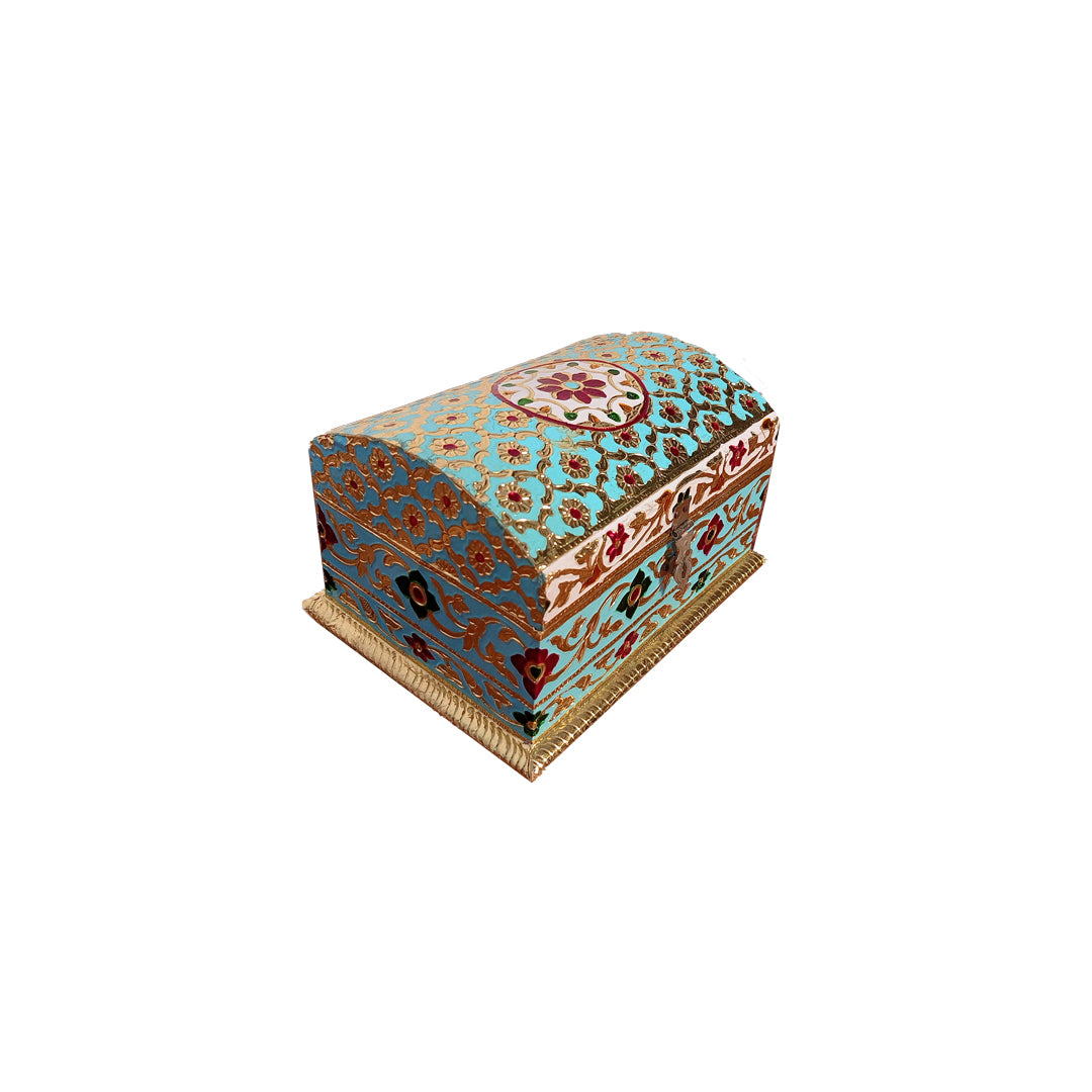 Personalized handmade Decorative Meenakari Art Jewellery Box Best Gift For Any Occassion