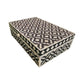 Customized Bone Inlay Handmade Moroccan Pattern Jewelry Box
