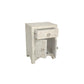 Personalized Handmade Bone Inlay Bedside Table for Home Decor