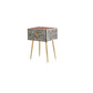 Personalized Bone Inlay Bedside Table Home Decor Purpose Attractive Design Beautifully Crafted Bedside Table