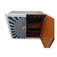 Personalized Handmade Bone Inlay Bar Cabinet