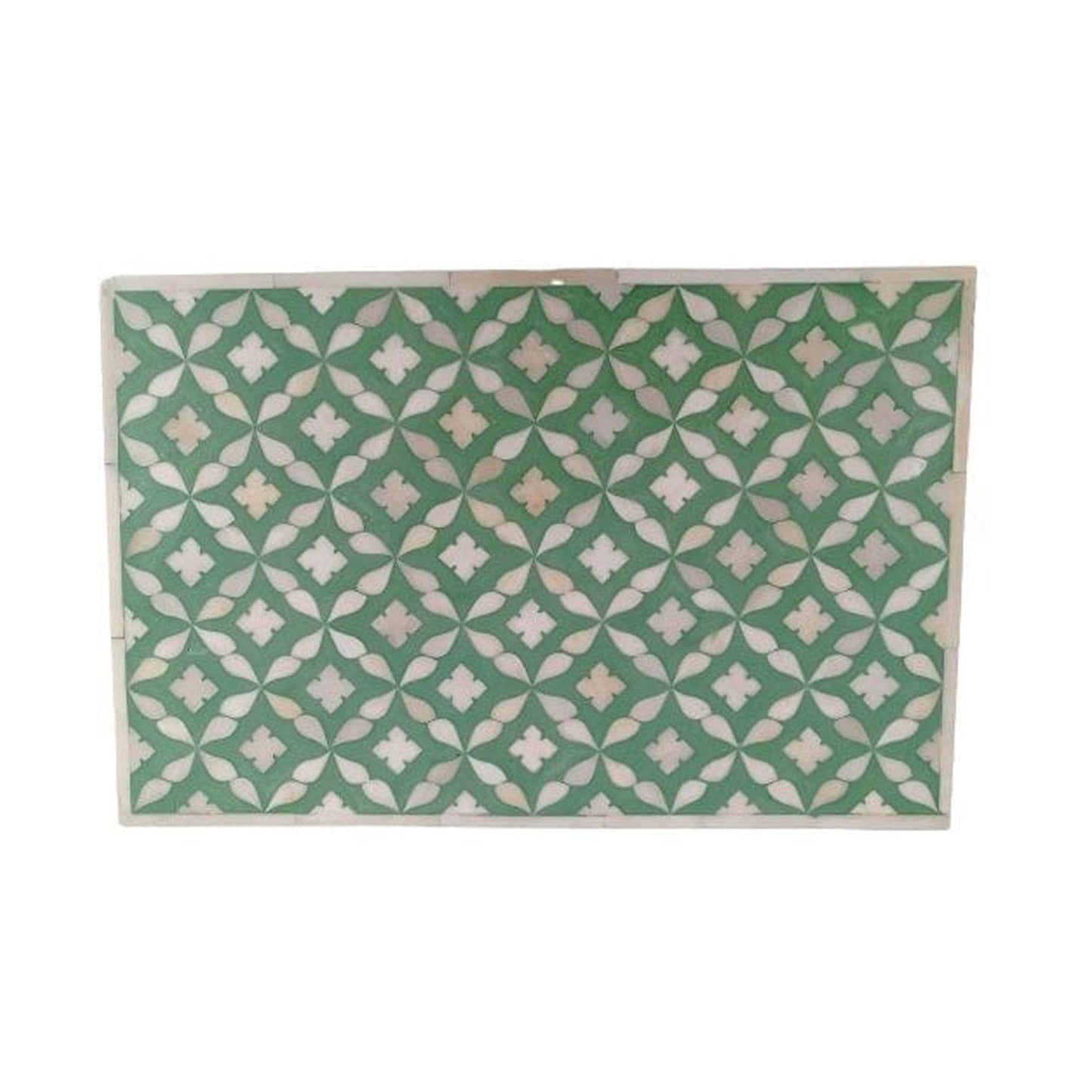 Customized Bone Inlay Handmade Moroccan Pattern Jewelry Box