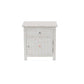 Personalized Handmade Bone Inlay Set Of 2 Bedside Tables Home Decor Furniture Attractive Floral Design Entrance Tables