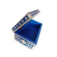 Handmade Customized Bone Inlay Floral Pattern Jewelry Box