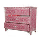 Handmade Bone Inlay Chest Of Drawers With Four Drawer by hpCreations