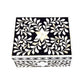 Handmade Customized Bone Inlay Leaf Pattern Jewelry Box