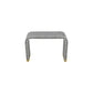 Handmade Customized Bone Inlay Waterfall Console Table