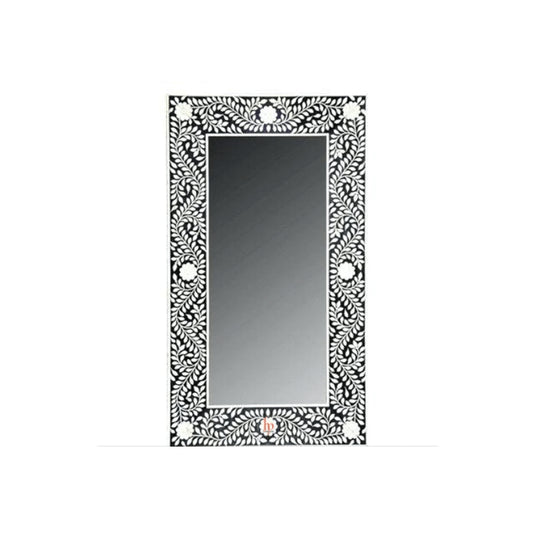 Handmade Bone Inlay Rectangle Mirror Frame Beautiful Wall Mirror Best Home Decor Mirror Frame Design Bedroom Mirror Frame