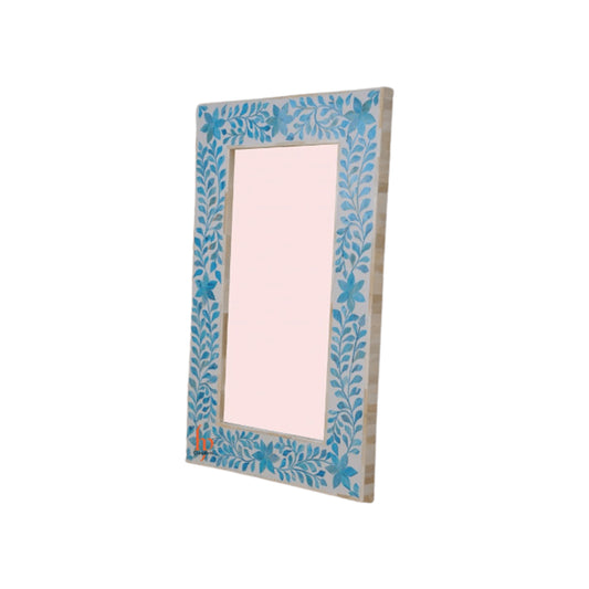 Handmade Bone Inlay Mirror Frame Beautifully Crafted Wall Decor Mirror Frame