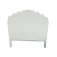 Handmade Customized Bone Inlay Floral Pattern Bedhead
