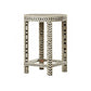 Handmade Bone Inlay Modern Antique Floral Design Stool Home Decor Furniture Beautifully Design Classic Vintage Furniture