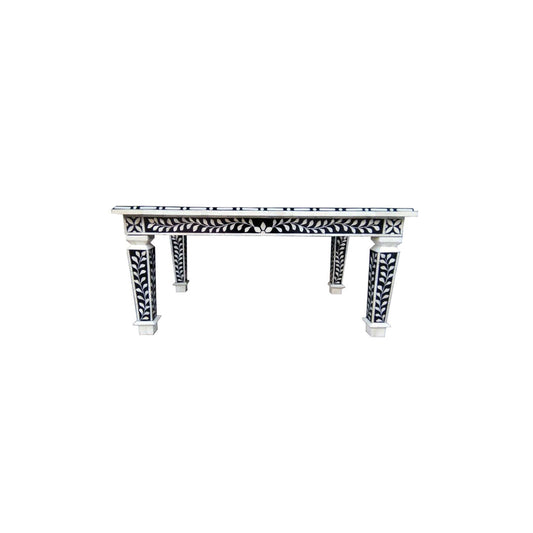 Handmade Customized Bone Inlay Star Eye Pattern Coffee Table