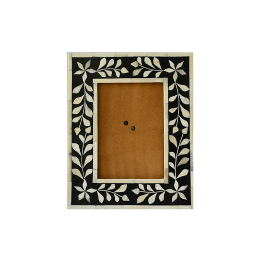 Handmade Customized Bone Inlay Floral Pattern Photo Frame