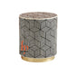 Personalized Bone Inlay Round Stool Home Decor Furniture Beautifully Attractive Look Side Table Dinning Stool Classic Vintage Furniture