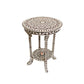 Handmade Bone Inlay Modern Antique Floral Design Stool Home Decor Furniture Beautifully Design Classic Vintage Furniture