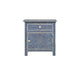 Bone Inlay Large Fish Scale Design Bedside with One Drawer and One Door /Personalized / Customized