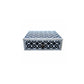 Handmade Customized Bone Inlay Geometric Pattern Floating Bedside