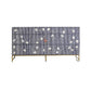 Bone Inlay Chest Of Drawers Beautiful White Floral Design In Blue Indian Handmade Inlay Furniture Bone Inlay Dresser Cabinet with Insurance