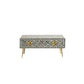 Personalized Bone Inlay Coffee Table Elegant Stripe Design Stunning Look Best Home Decor Furniture