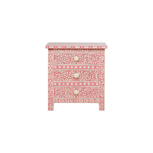 Personalized Bone Inlay Bedside Bedside Cabinet Best Home Decor Item with Attractive Design