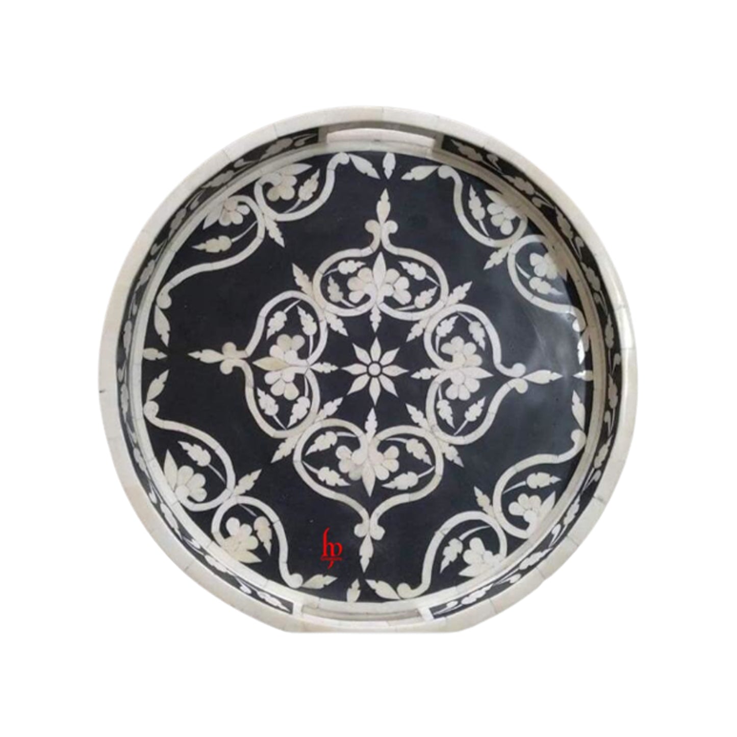 Beautifully Handcrafted Bone Inlay Decorative Serving Tray a Perfect Gift For Any Occasion