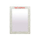 Personalized Handmade Bone Inlay Square Shaped Floral Mirror Frame Vintage Look Wall Mirror Traditional Decor Mirror Frame