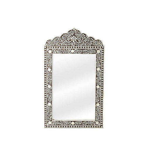 Handmade Customized  Bone Inlay Rectangular Mirror Frame Best For Home Decor