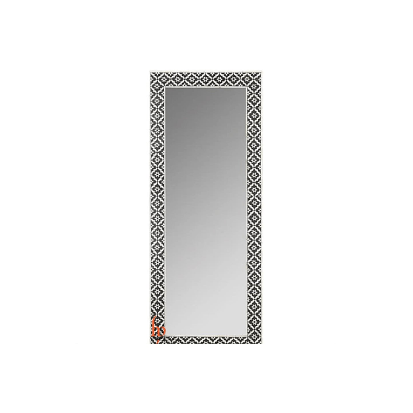 Handmade Bone Inlay Slim Rectangle Mirror Frame Beautiful Home Decor Mirror Frame Attractive Wall Mirror Bathroom Mirror