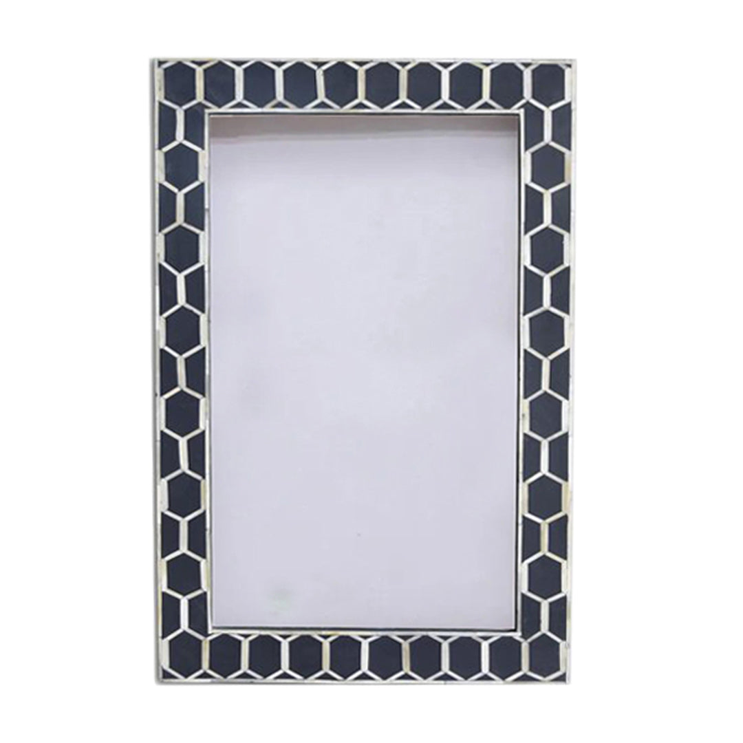 Handmade Customized Bone Inlay  Pattern Photo Frame Best For Home Decor