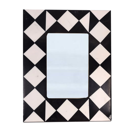 Handmade Customized Bone Inlay  Pattern Photo Frame Best For Home Decor