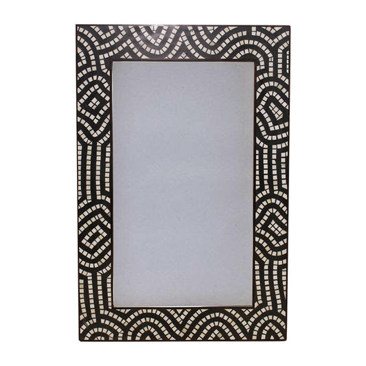 Handmade Customized Bone Inlay  Pattern Photo Frame Best For Home Decor