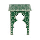 Handmade Bone Inlay Modern Antique Floral Design Stool Home Decor Furniture Beautifully Design Classic Vintage Furniture