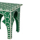 Handmade Bone Inlay Modern Antique Floral Design Stool Home Decor Furniture Beautifully Design Classic Vintage Furniture