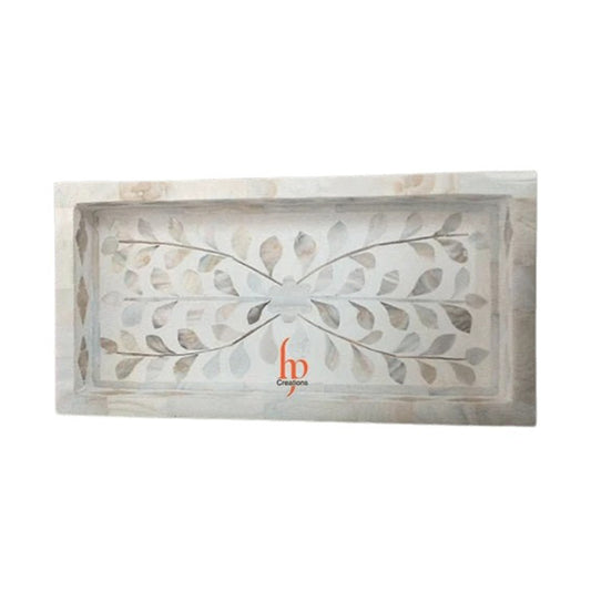 Handmade Mother Of Pearl Inlay Tray Decorative Serving Tray Beautifully Crafted Home Decor Kitchen Decor Perfect Gift For Loved Ones