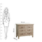 Customized Handmade Bone Inlay Chest of 4 Drawer/Side Table